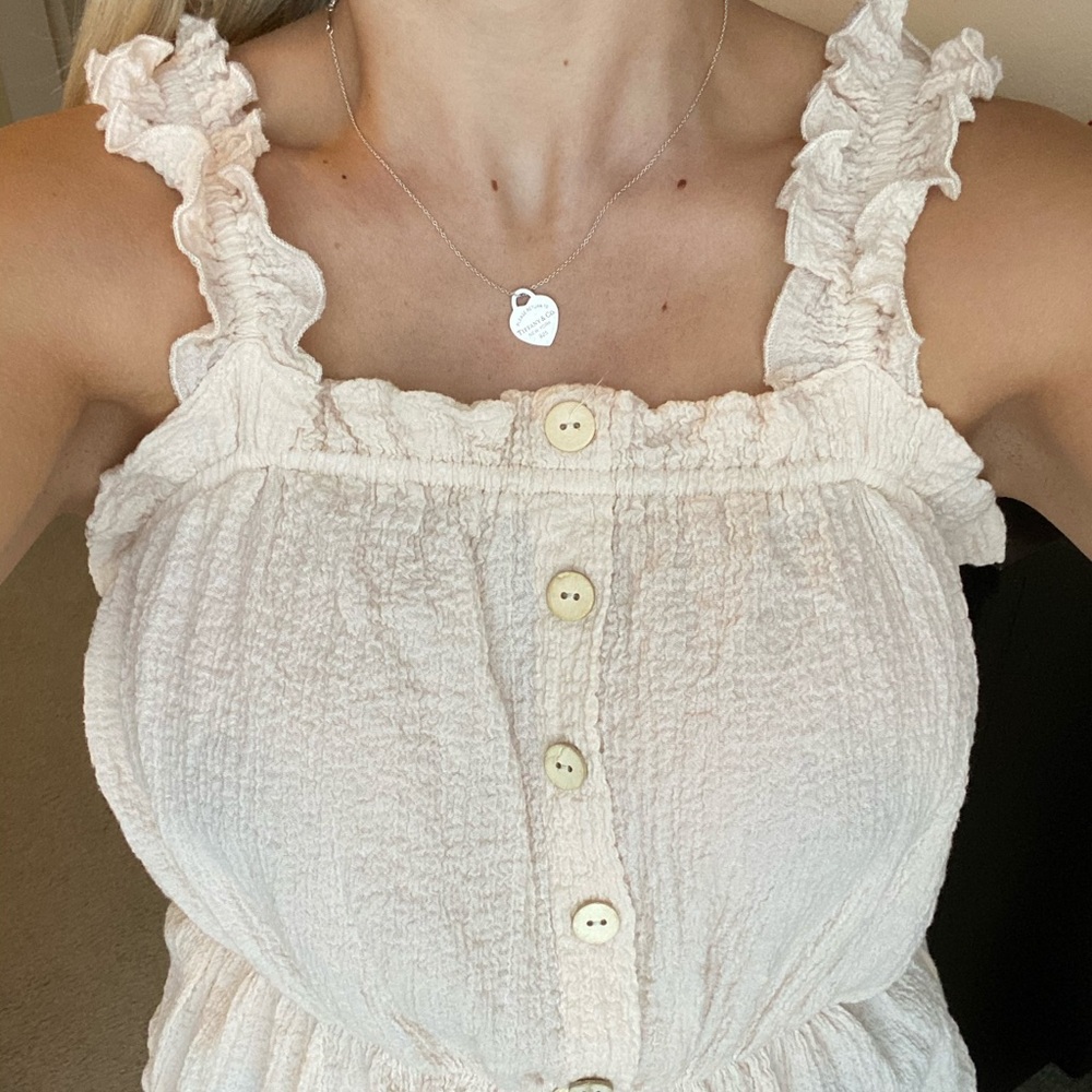 Pink babydoll top